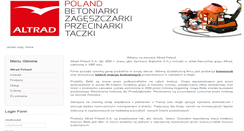 Desktop Screenshot of altradspomasz.pl